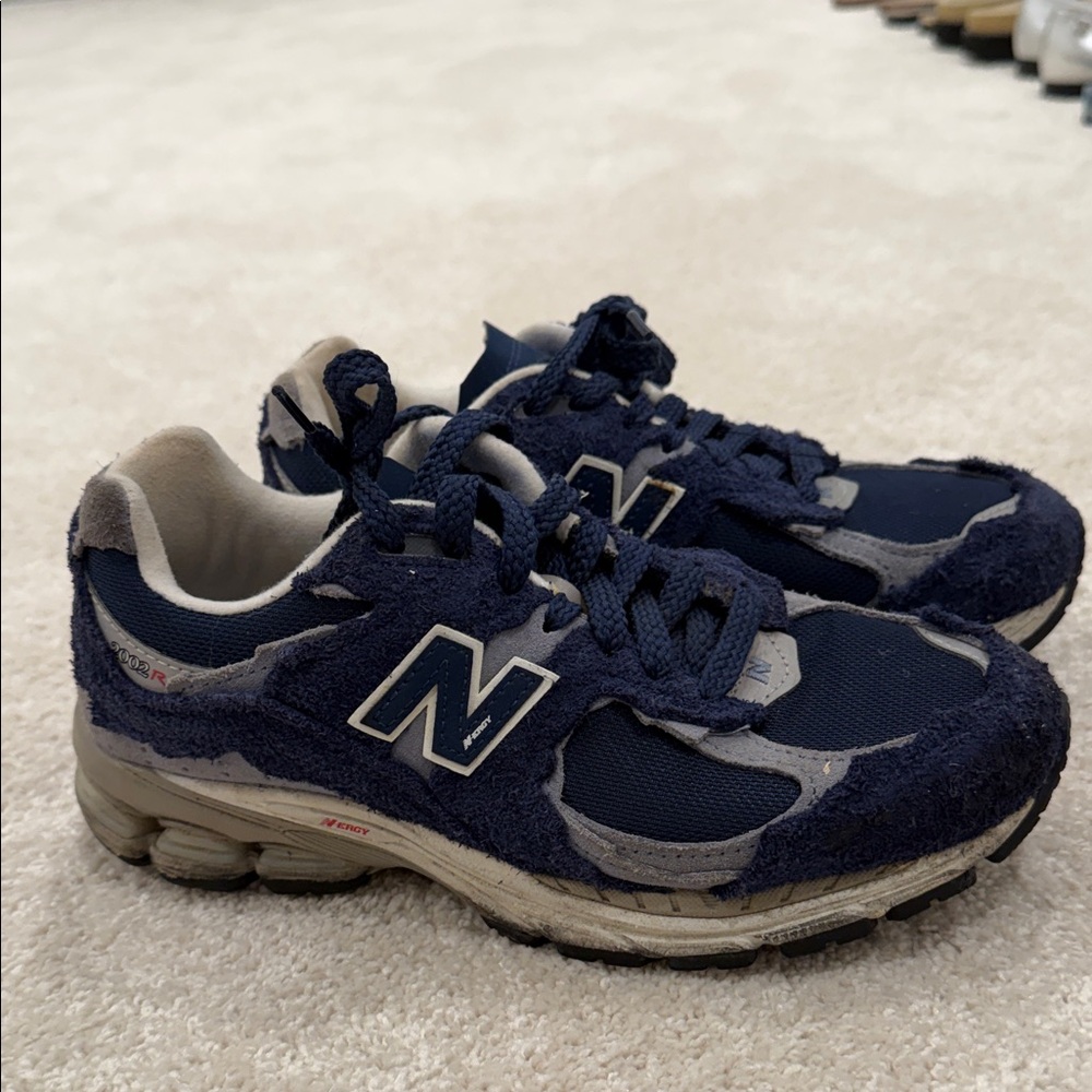 Navy Blue New Balance Sneakers